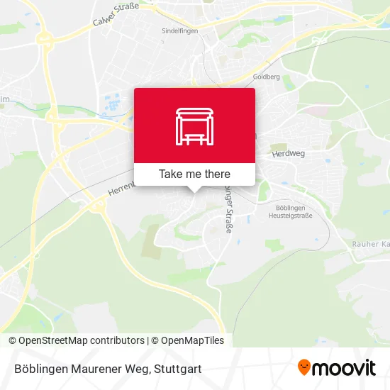 Карта Böblingen Maurener Weg