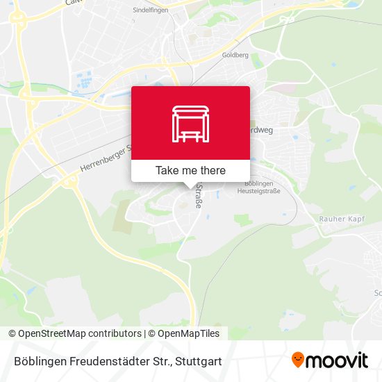 Böblingen Freudenstädter Str. map