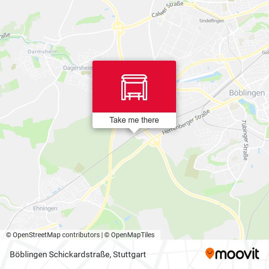 Böblingen Schickardstraße map