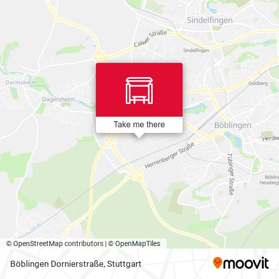 Böblingen Dornierstraße map