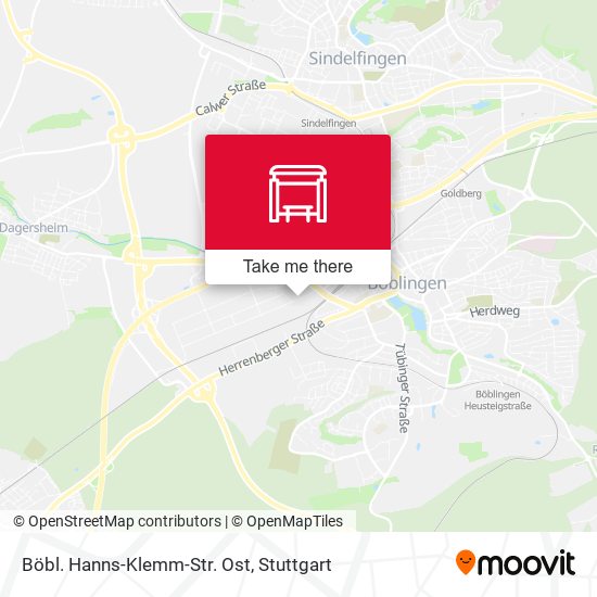 Карта Böbl. Hanns-Klemm-Str. Ost