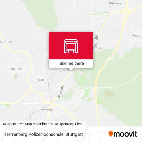 Карта Herrenberg Polizeihochschule