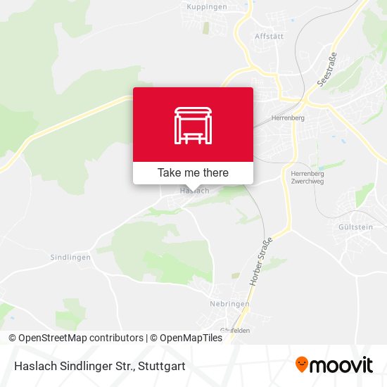 Haslach Sindlinger Str. map