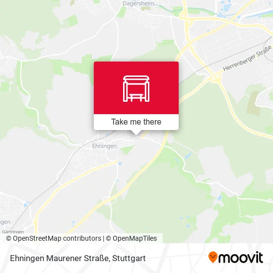 Карта Ehningen Maurener Straße