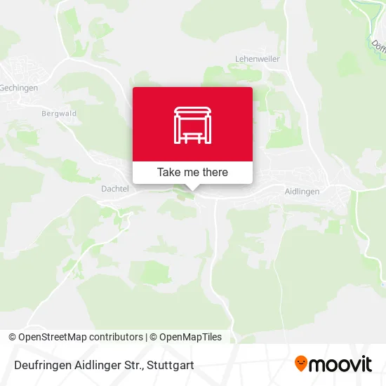 Карта Deufringen Aidlinger Str.