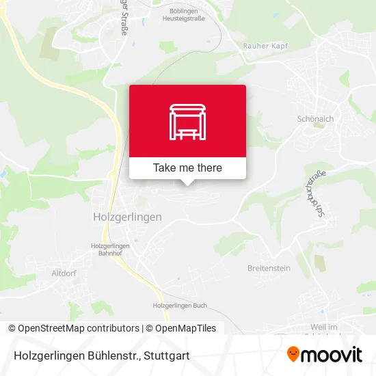 Карта Holzgerlingen Bühlenstr.