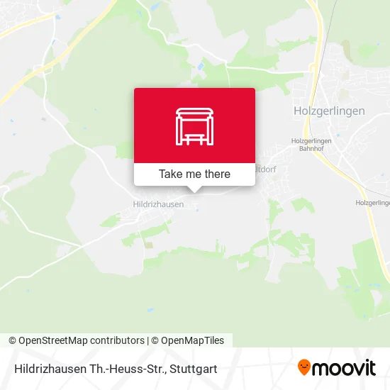 Карта Hildrizhausen Th.-Heuss-Str.