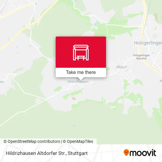 Карта Hildrizhausen Altdorfer Str.