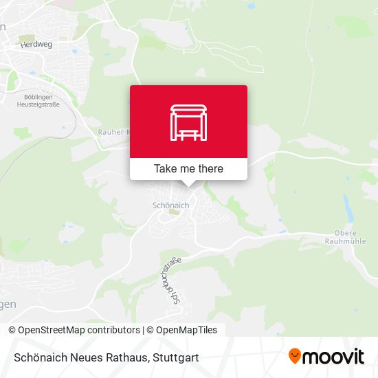 Schönaich Neues Rathaus map