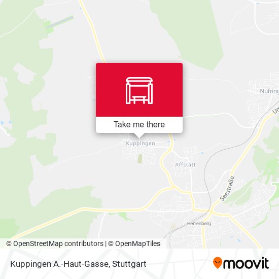 Kuppingen A.-Haut-Gasse map