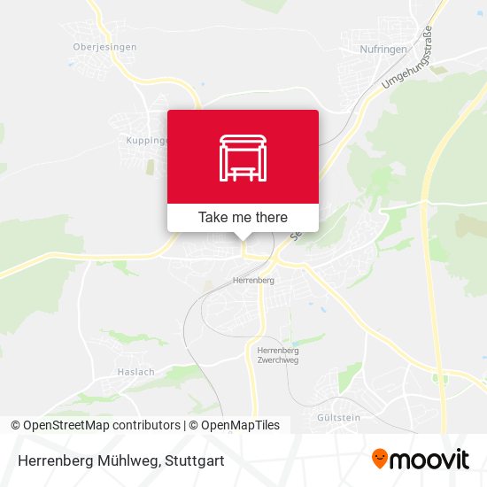 Herrenberg Mühlweg map