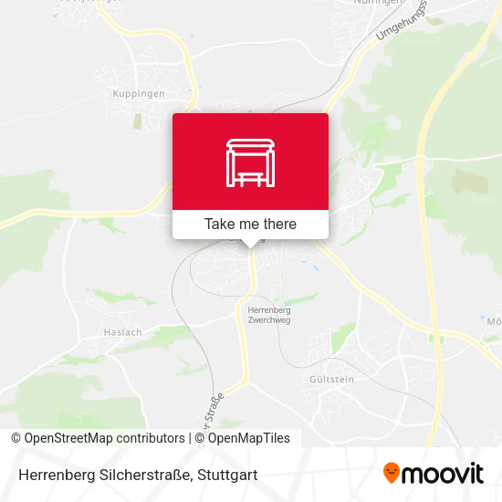 Карта Herrenberg Silcherstraße