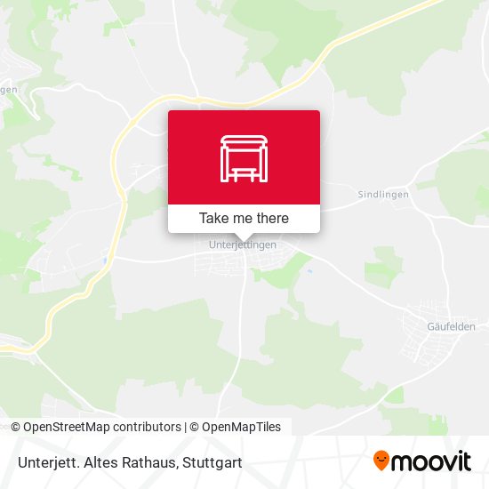 Unterjett. Altes Rathaus map
