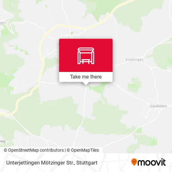 Карта Unterjettingen Mötzinger Str.