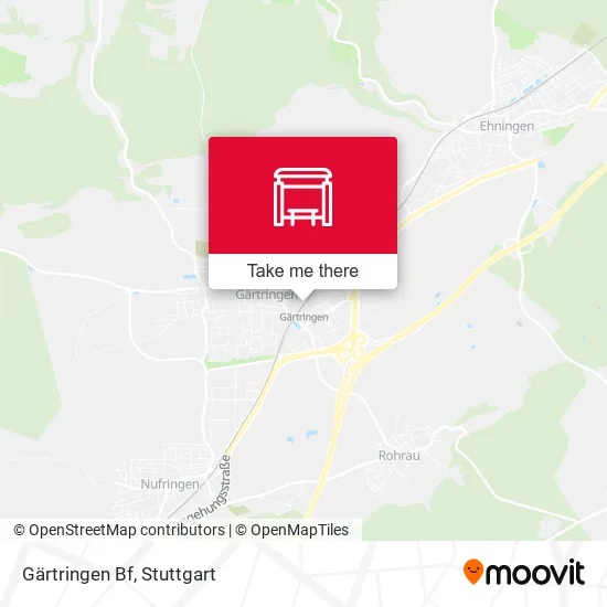 Карта Gärtringen Bf