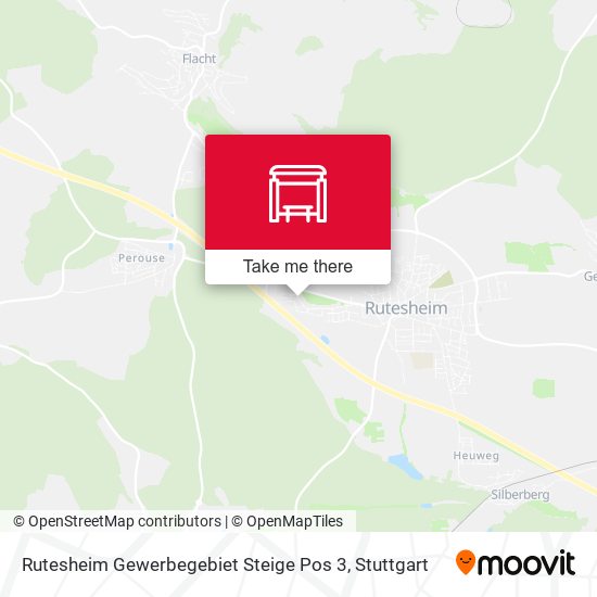 Rutesheim Gewerbegebiet Steige Pos 3 map