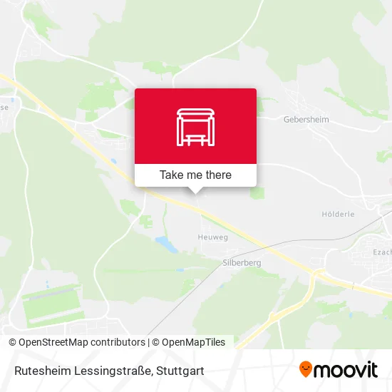 Карта Rutesheim Lessingstraße