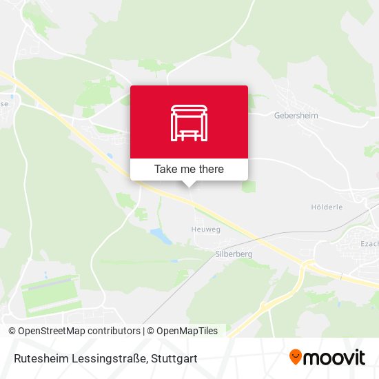 Rutesheim Lessingstraße map