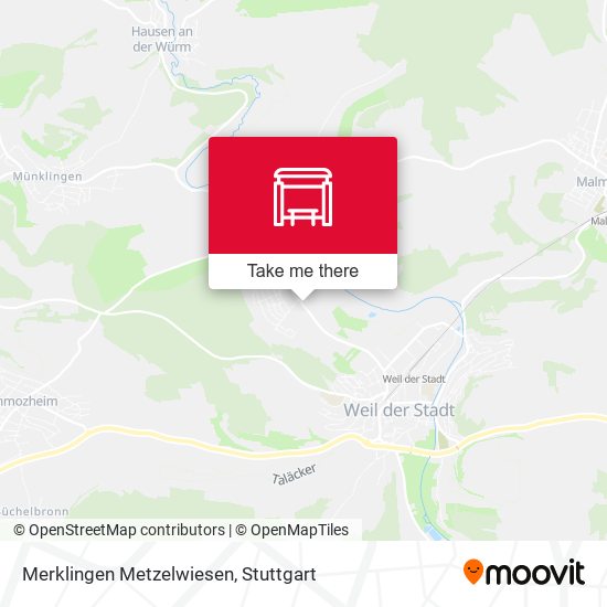 Merklingen Metzelwiesen map