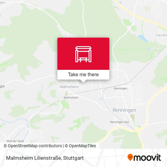 Malmsheim Lilienstraße map