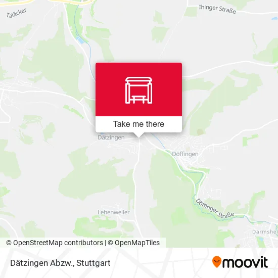 Карта Dätzingen Abzw.