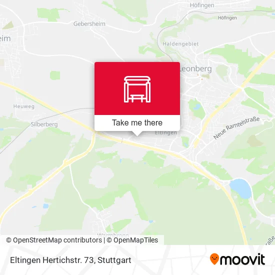 Карта Eltingen Hertichstr. 73