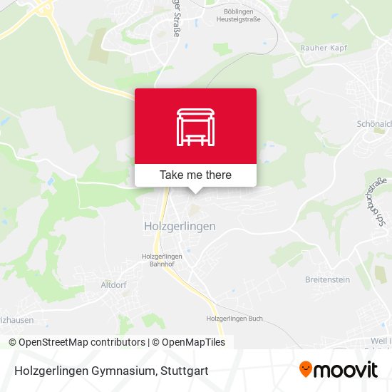 Holzgerlingen Gymnasium map
