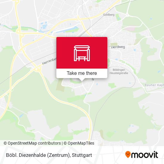 Карта Böbl. Diezenhalde (Zentrum)