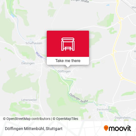 Döffingen Mittenbühl map