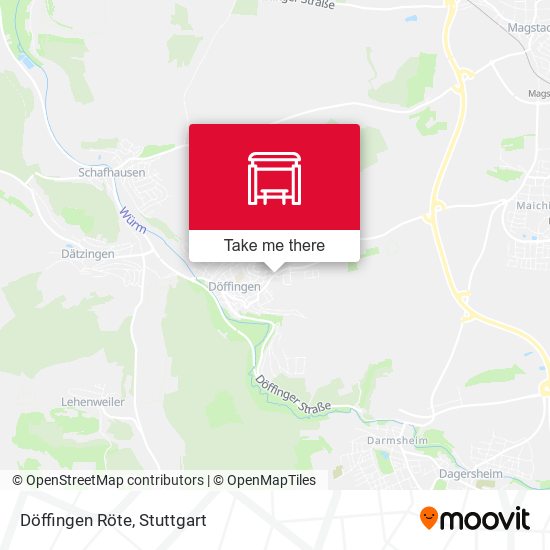Döffingen Röte map