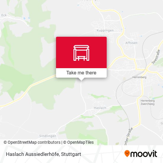 Карта Haslach Aussiedlerhöfe