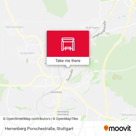 Карта Herrenberg Porschestraße