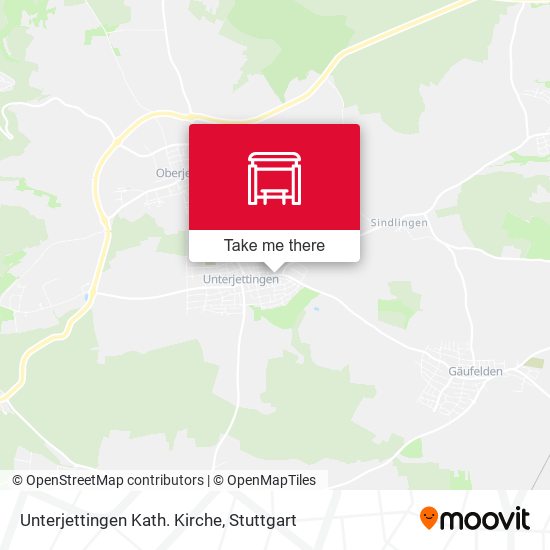 Unterjettingen Kath. Kirche map