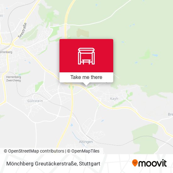 Карта Mönchberg Greutäckerstraße