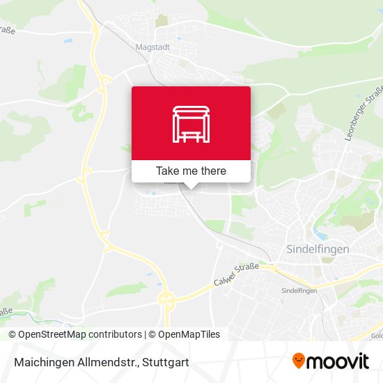 Карта Maichingen Allmendstr.