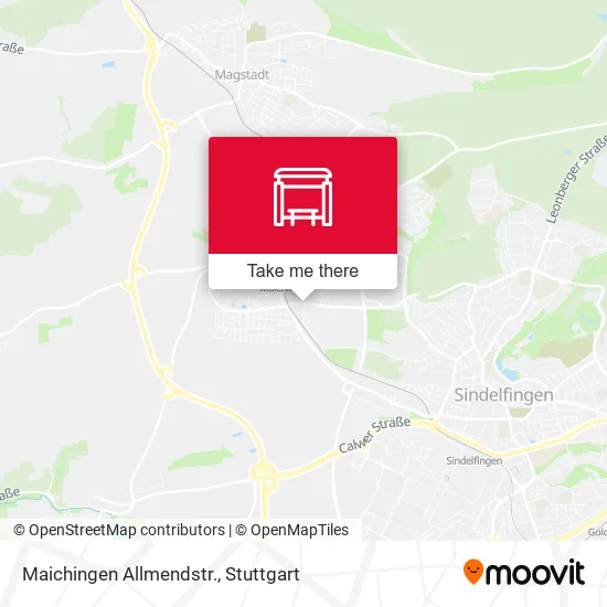 Карта Maichingen Allmendstr.