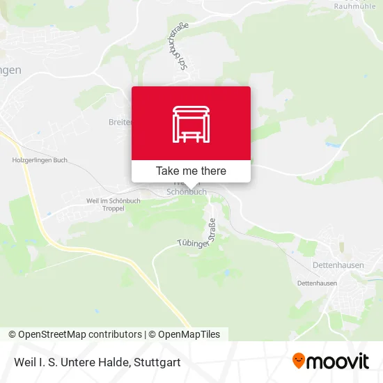 Weil I. S. Untere Halde map