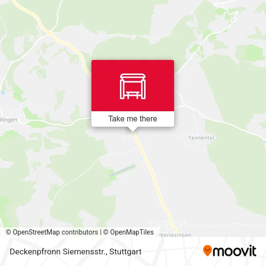 Карта Deckenpfronn Siemensstr.