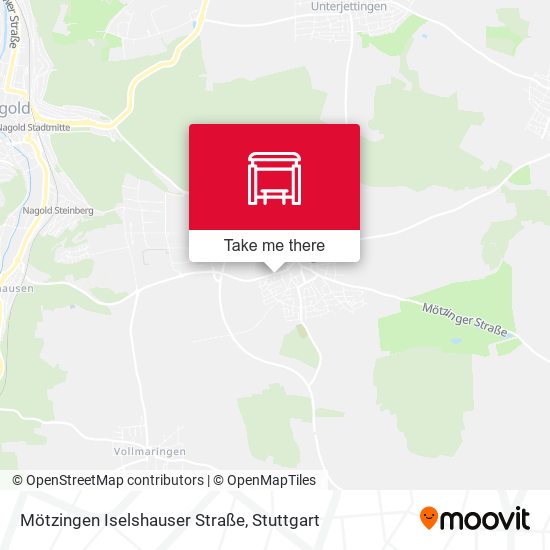 Mötzingen Iselshauser Straße map