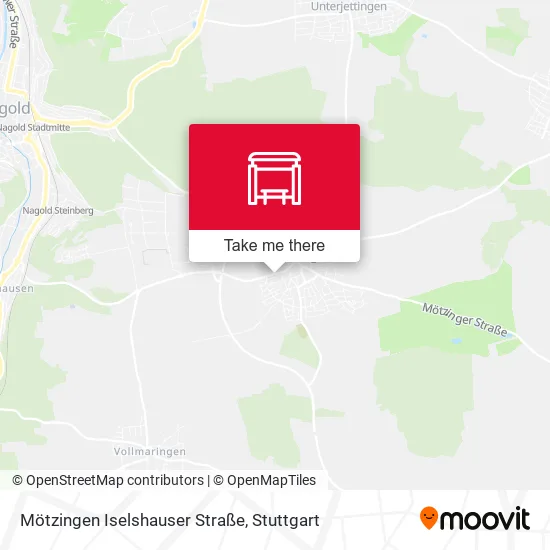 Mötzingen Iselshauser Straße map