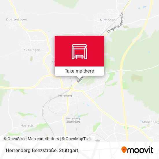 Карта Herrenberg Benzstraße