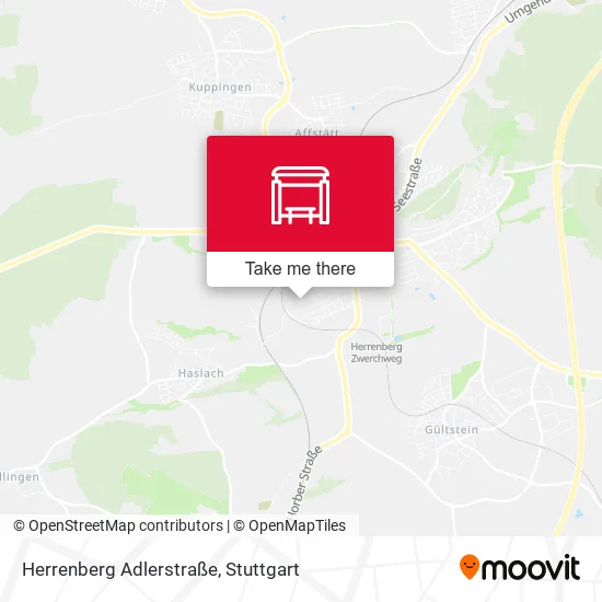 Карта Herrenberg Adlerstraße