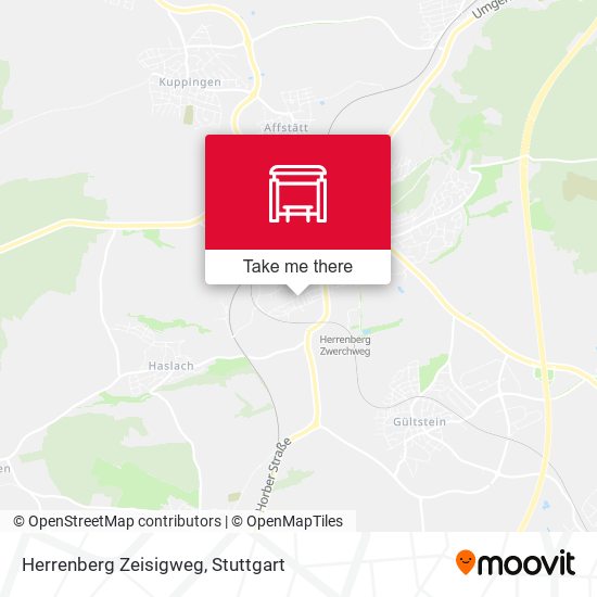 Herrenberg Zeisigweg map