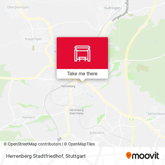 Карта Herrenberg Stadtfriedhof