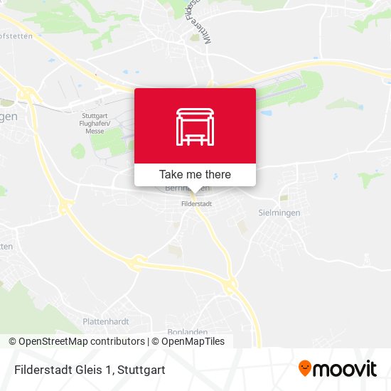 Filderstadt Gleis 1 map
