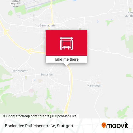 Bonlanden Raiffeisenstraße map