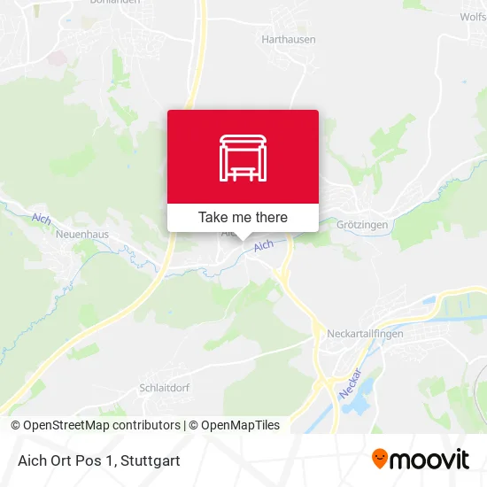 Aich Ort Pos 1 map