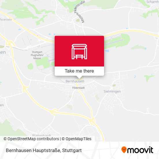 Bernhausen Hauptstraße map