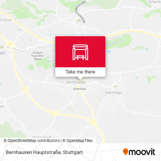 Карта Bernhausen Hauptstraße