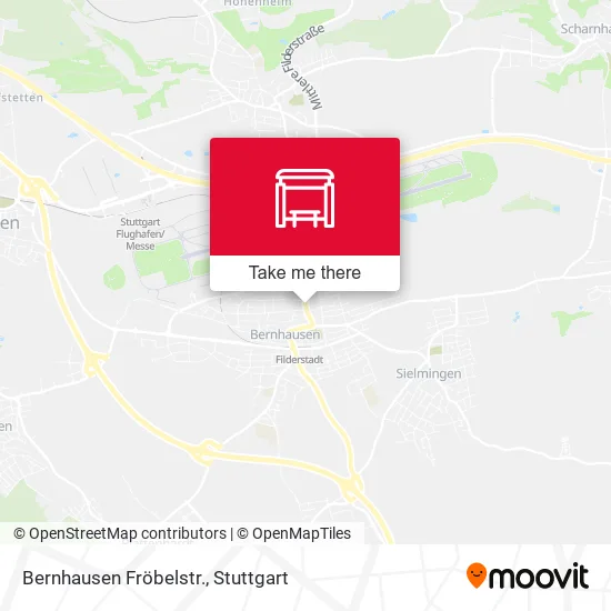 Карта Bernhausen Fröbelstr.